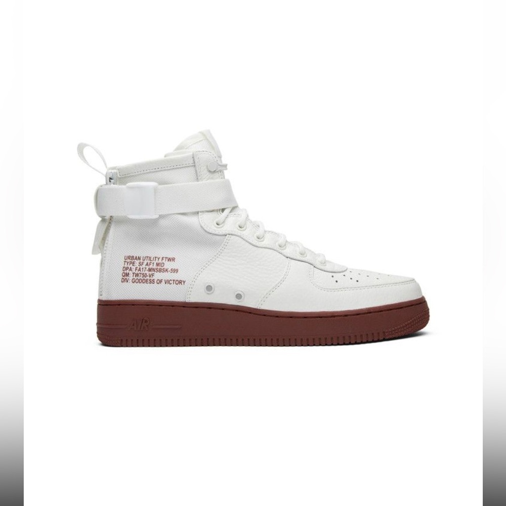 Sz 13 / Sf Air Force 1 Mid 'Red Ivory'